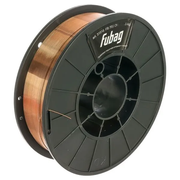 Сварочная проволока омедненная FUBAG FB 70S, 1.0 мм, 5 кг
